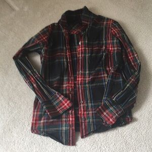 Jcrew tartan plaid button up shirt